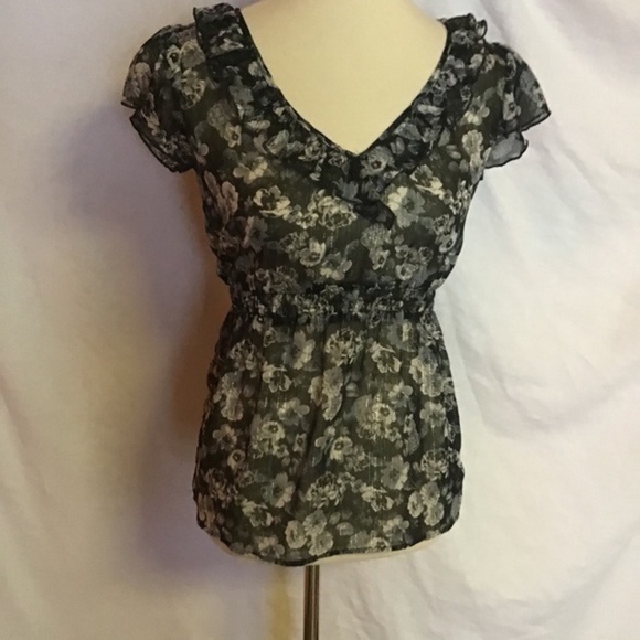 Retro Y2K gothic roses summer top - Picture 6 of 13